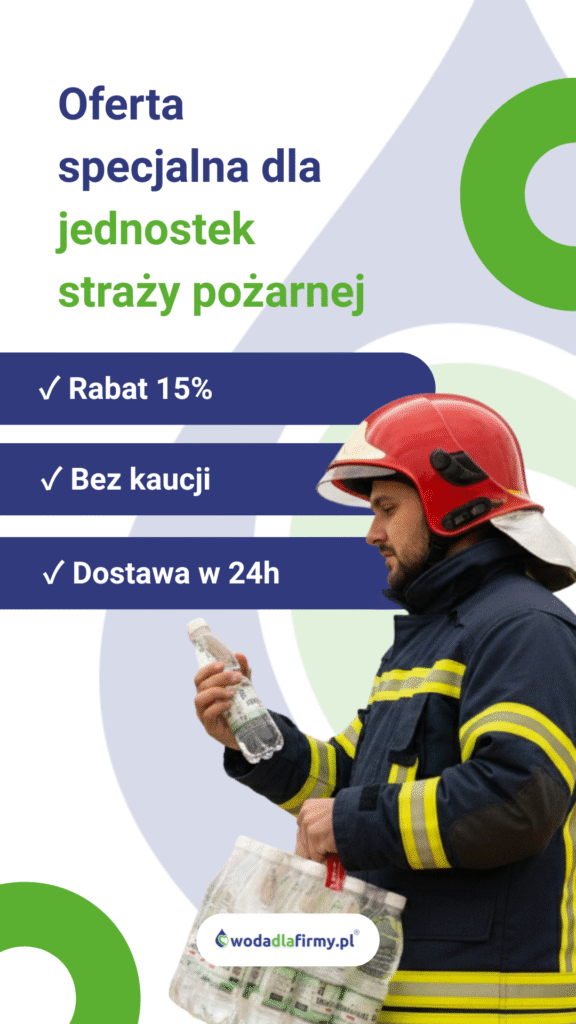 oferta wody dla strażaków
